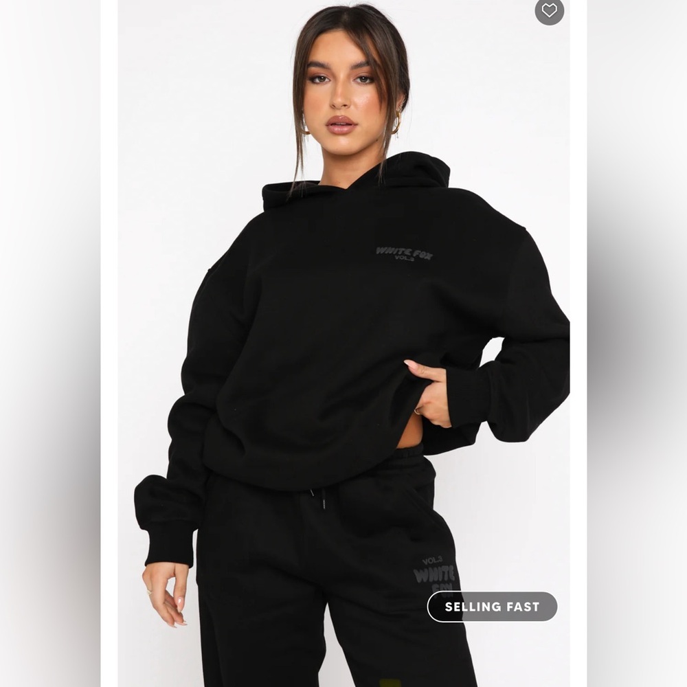 White Fox Sweat Set